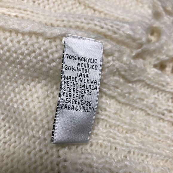 𝅺🆕 Carducci Woolblend Ivory sweater Cardigan - Picture 7 of 9